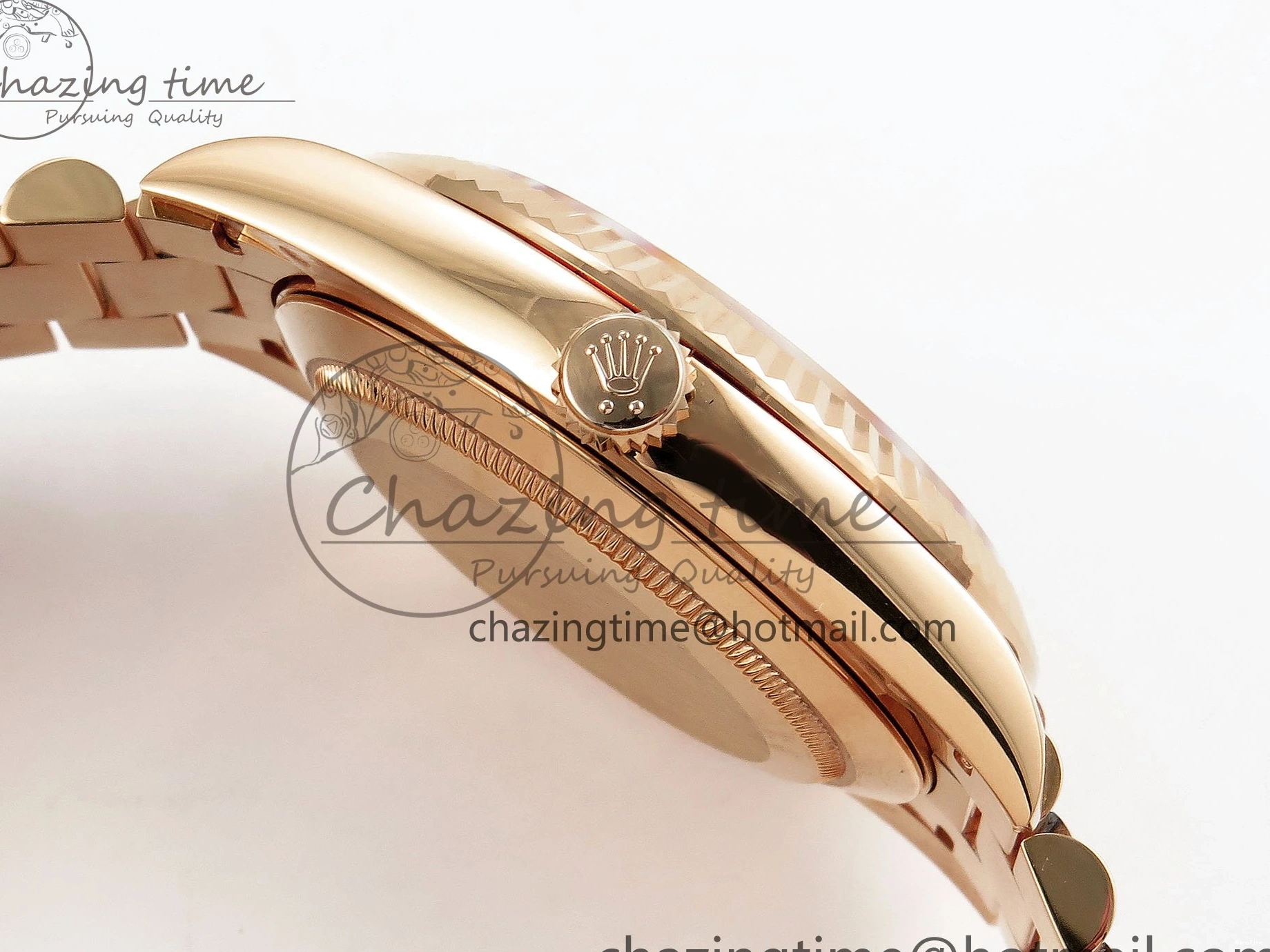 MiroTime 1228 Day Date 40 RG 228235 ARF 1:1 Best Edition Green Roman Dial on President Bracelet VR WrinkleFree 1509